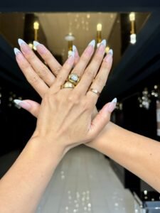 Gel nail extensions